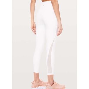 Lululemon Train Times Legging 25” White *High Waisted*